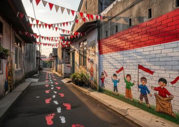 6 Ide Cat untuk Gang Rumah 17 Agustus, Merayakan Kemerdekaan di Setiap Sudut