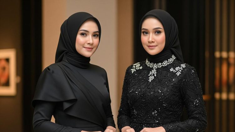 12 Inspirasi Dress Hitam Berlayer untuk Penampilan Anggun dan Elegan