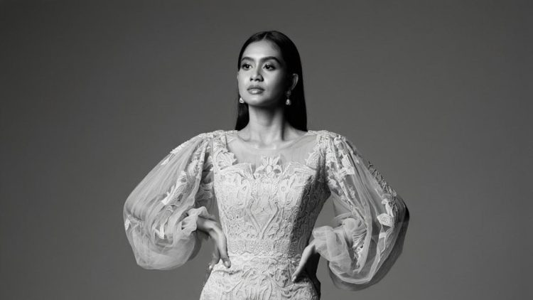 Inspirasi 10 Brokat Kombinasi Polos Lengan Balon untuk Tampil Anggun dan Modern 2025