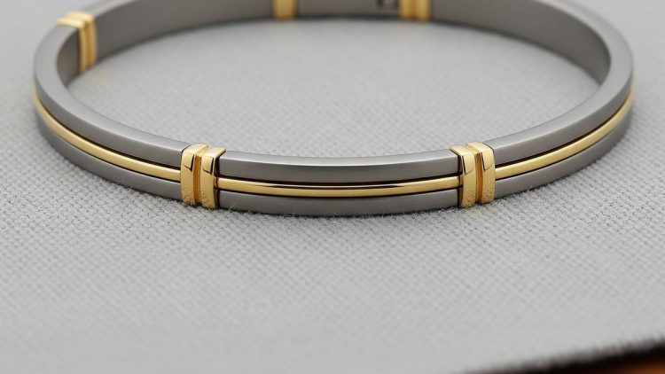 9 Model Gelang Emas Kombinasi Titanium Ringan Anti Karat Modern dan Tahan Lama