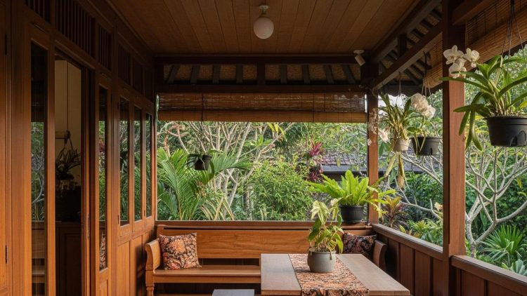 10 Inspirasi Teras Kayu yang Hangat dan Estetik untuk Hunian Modern 2025