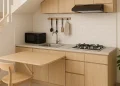 7 Desain Dapur Dekat Tangga untuk Inspirasi Interior Rumah 2025