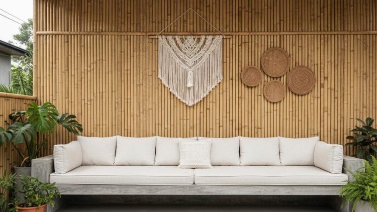 10 Desain Teras Rumah Tanpa Tiang dengan Konsep Bambu Minimalis yang Unik 2025