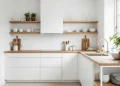 10 Dapur Minimalis Skandinavia dengan Rak Terbuka Untuk Hunian Modern