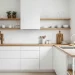 10 Dapur Minimalis Skandinavia dengan Rak Terbuka Untuk Hunian Modern
