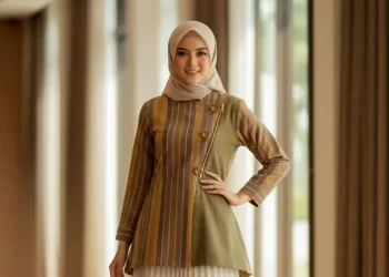 7 Model Baju Lurik Kerja Wanita Anggun dan Profesional dengan Sentuhan Tradisional Modern