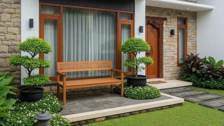 15 Ide Rumah Sederhana Mewah dengan Taman Depan Kecil untuk Lahan Terbatas