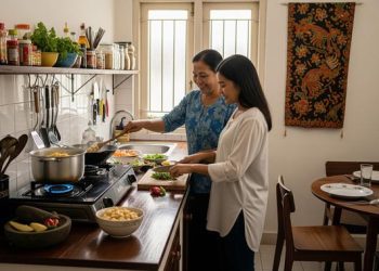 7 Desain Dapur Kecil Nyaman untuk Digunakan Bersama Mertua Rapi dan Mudah Dibersihkan