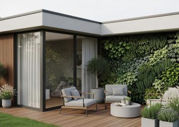 7 Contoh Rumah Kecil dengan Taman Vertikal dan Teras Cantik yang Nyaman dan Asri