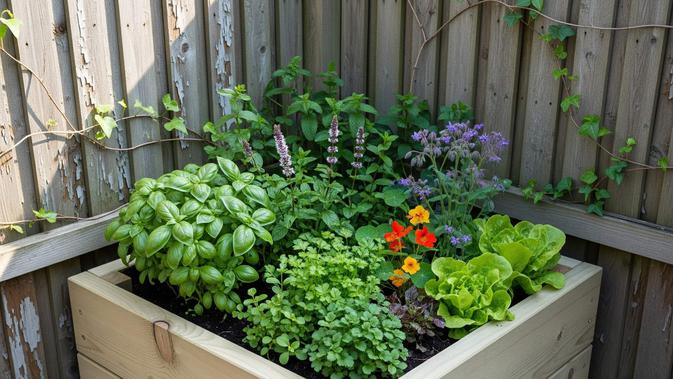 10 Ide Kebun Sayur Mini Bedeng Kecil di Pojok Halaman Hemat Ruang dan Hasil Maksimal