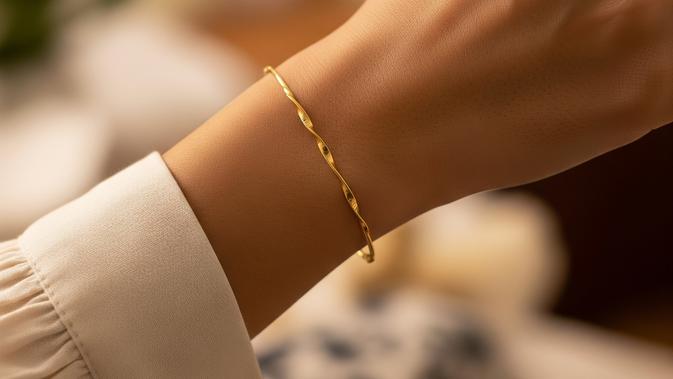 9 Model Gelang Emas Italy untuk Acara Syukuran Tampil Elegan dan Berkelas