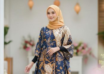 8 Inspirasi Model Batik Wanita Lebaran Terbaru Potongan Simple yang Mewah