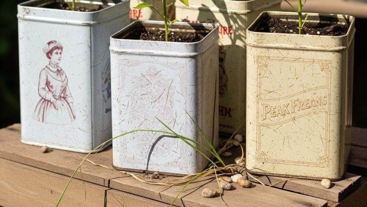 Ide Kebun Cabai di Kaleng Biskuit Bekas Gaya Rustic untuk Hasil Panen Melimpah