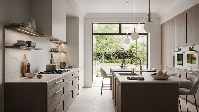 7 Desain Dapur Dekat Pintu Belakang yang Fungsional dan Estetik